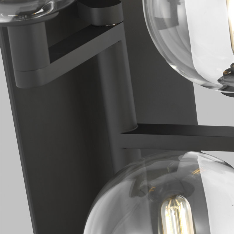 Gambit 3 - Light Armed Sconce, Yes, Nightshade Black