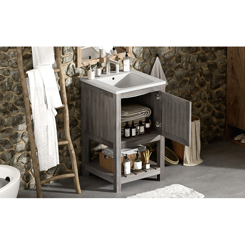 Meuble-lavabo de salle de bain 16 po pour petits espaces