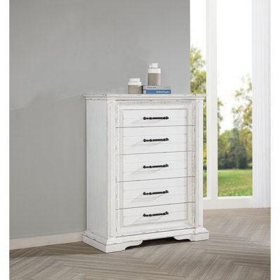 Vintage 5-drawer Bedroom Chest of Drawers