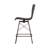 Swivel Upholstered Counter Stool with Metal Frame-2002691432-2002691431