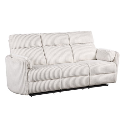 Bre 88" Wide Upholstered Power Reclining Sofa