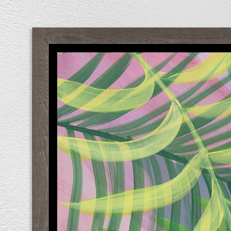 Impression sur toile, "Tropical Dreaming" par Beverly Fuller, Verre