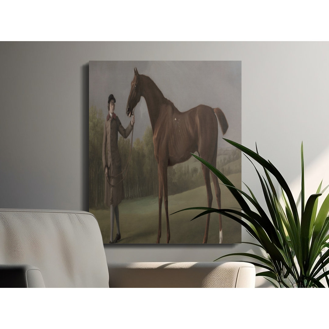 Horse Portrait Canvas Wall Art, Fine Art Print, Brown Horse Painting, Gallery Wrapped, Ready to Hang, Equestrian Decor, Archival Quality