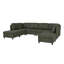 Canapé modulaire en similicuir rembourré-971571321