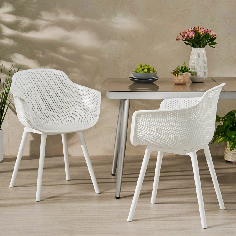 Tabouret d'extérieur 17 Majeris, Blanc