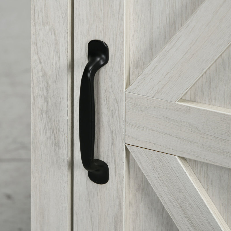 Table d'appoint pour le salon - Finition blanche patinée avec ports de charge et meubles