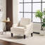 Petit fauteuil d'appoint de style moderne Mid-Century 31 po -370343984