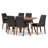 Cedrial 6 - Person Four Leg Dining Set-1123295992