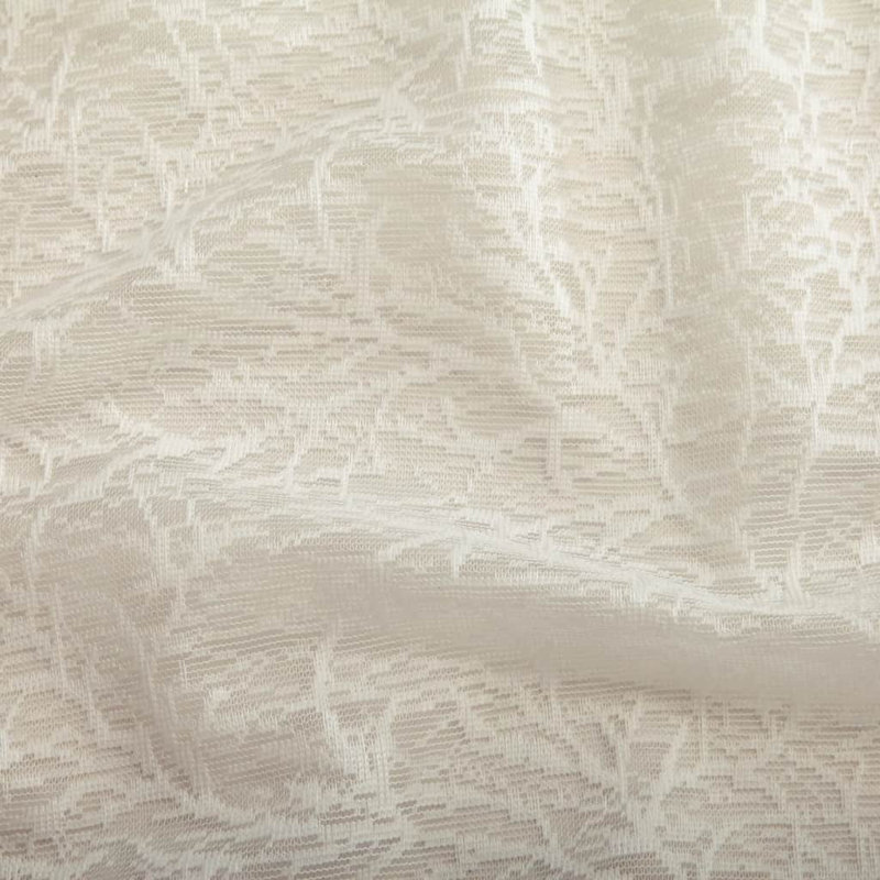Dowell Semi Sheer Curtain Pair, Branches Cream, Width 140cm x Drop 175cm