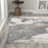 Clodovea Abstract Marbled Modern Gray/Cream Rug-69805831