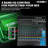 5 Core Audio DJ Mixer 16 Channel Sound Board Console w 24 SPX Effect 48V Phantom Power