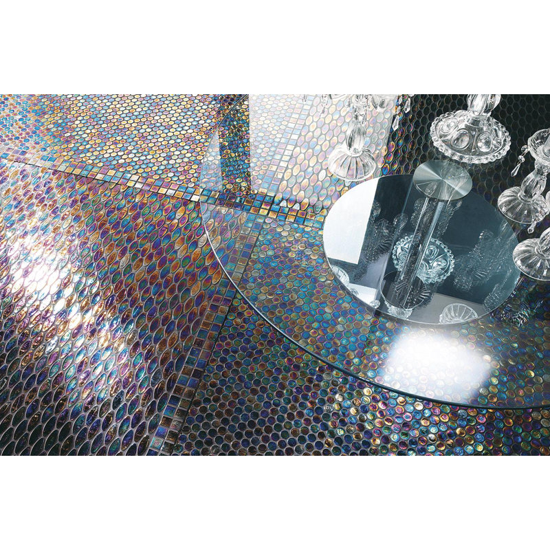 Velvet 6/8" Barrels Glass Mosaic