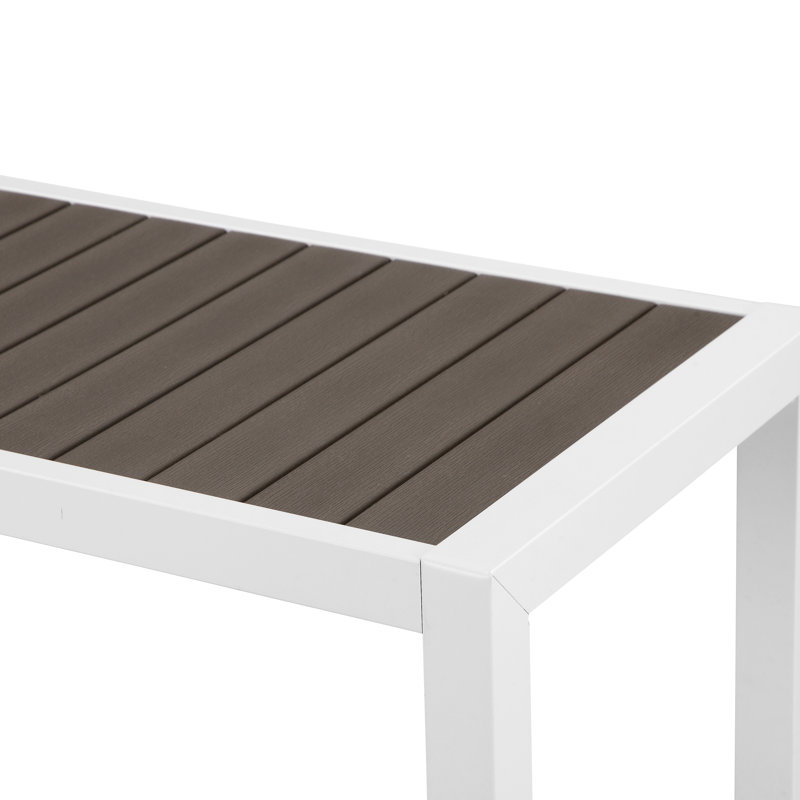 Console Doss, gris, Blanc