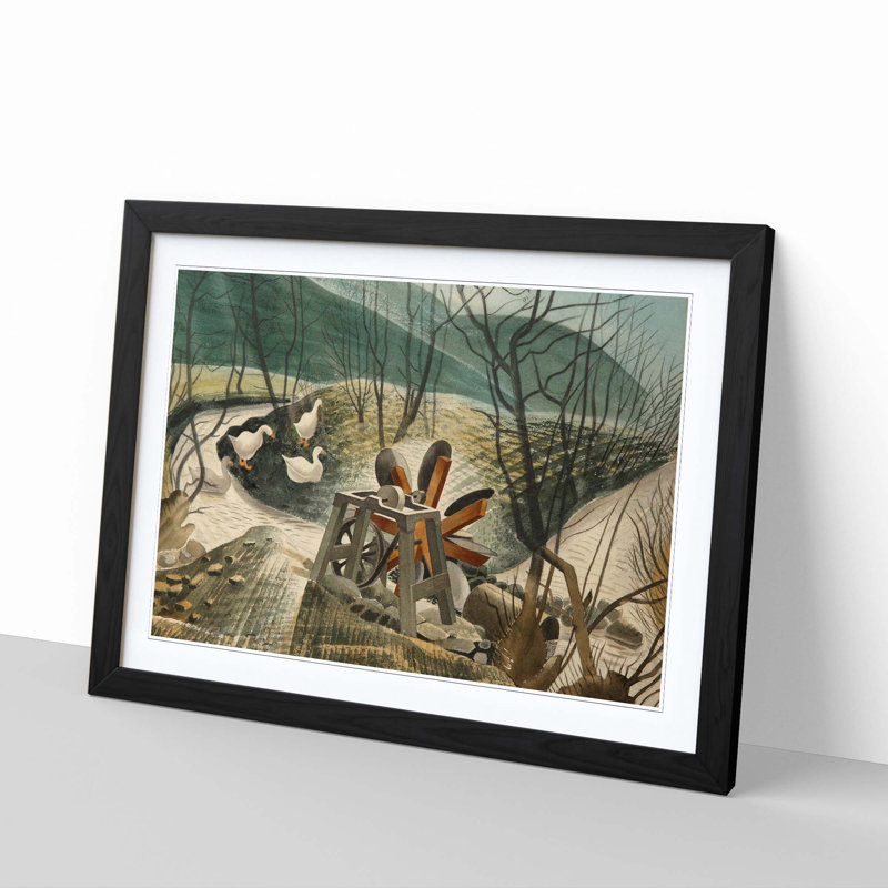 Eric Ravilious - Single Picture Frame Print, Black