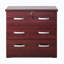Commode décorative, commode de chambre à coucher, commode en bois 3 tiroirs Khadijeh