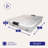 Homz Underbed Secure Latching Clear Plastic Storage Container-97136801-90640271-90640270