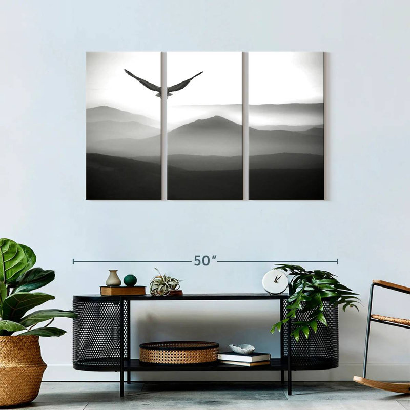 Brampt Flying Mountain Eagle, 28" H x 45" W
