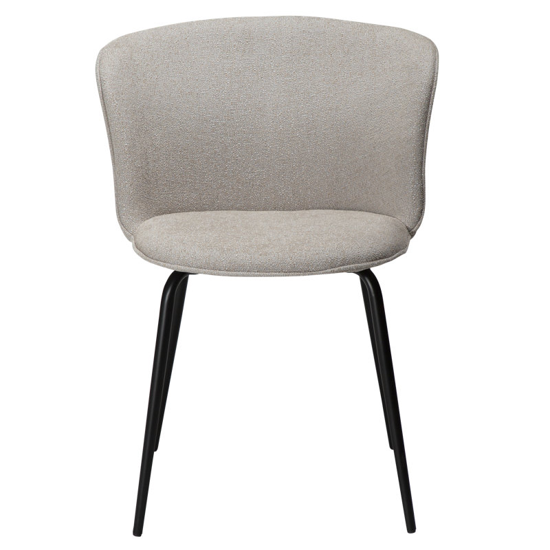 Eden Dining Chair, Sand, Black