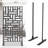 74.8'' H Privacy Screen Bracket (Privacy Screen Panels Not Included)