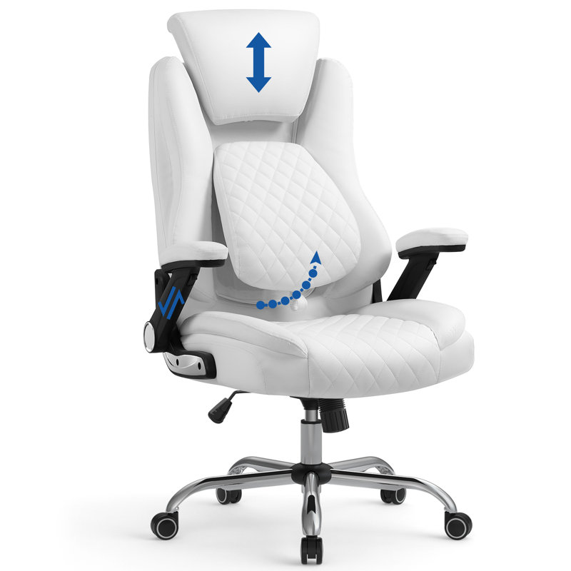 Chaise de cadre ergonomique, Blanc