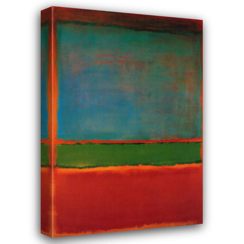 Violet, Green and Red, 40" H x 26" W