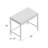 Codel Glass Writing Desk