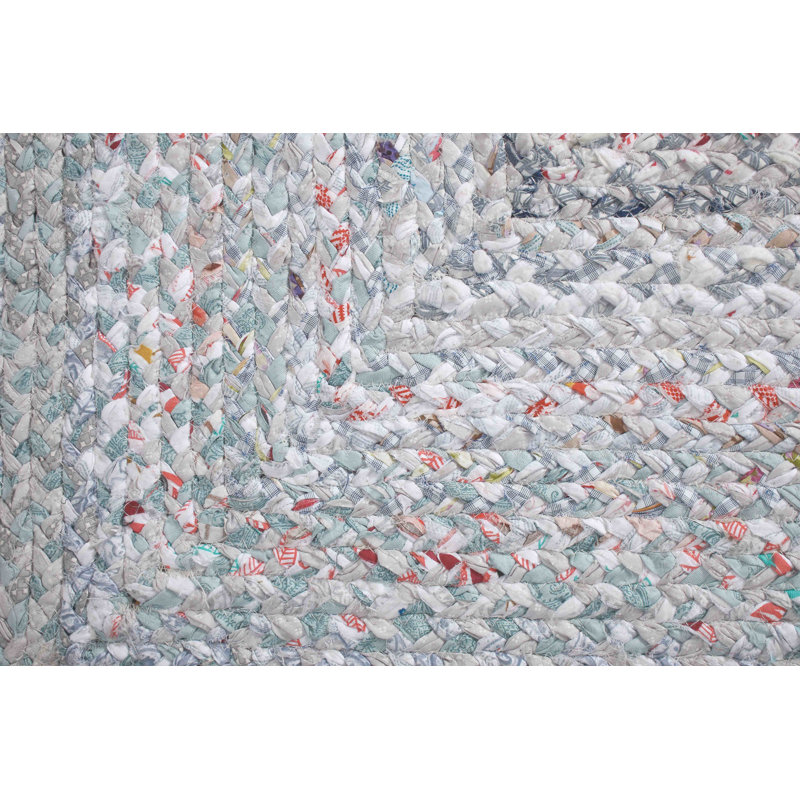 Tapis pastel tressé à la main Artington, Rectangle 5 pi x 7 pi