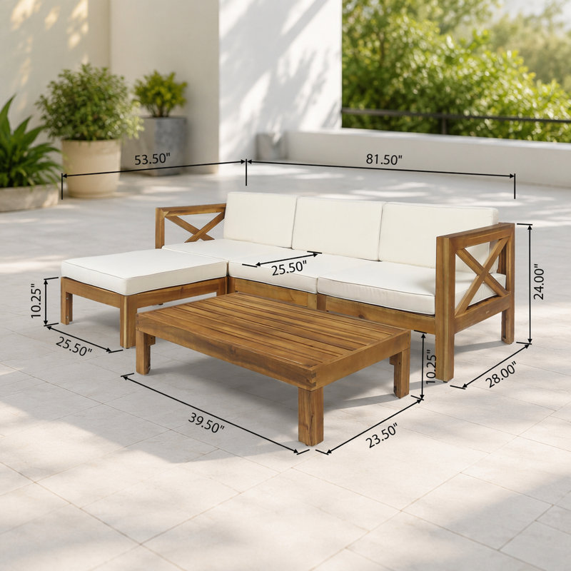 ENSEMBLE DE CANAPÉ ALCOVE LSHAPE, BEIGE