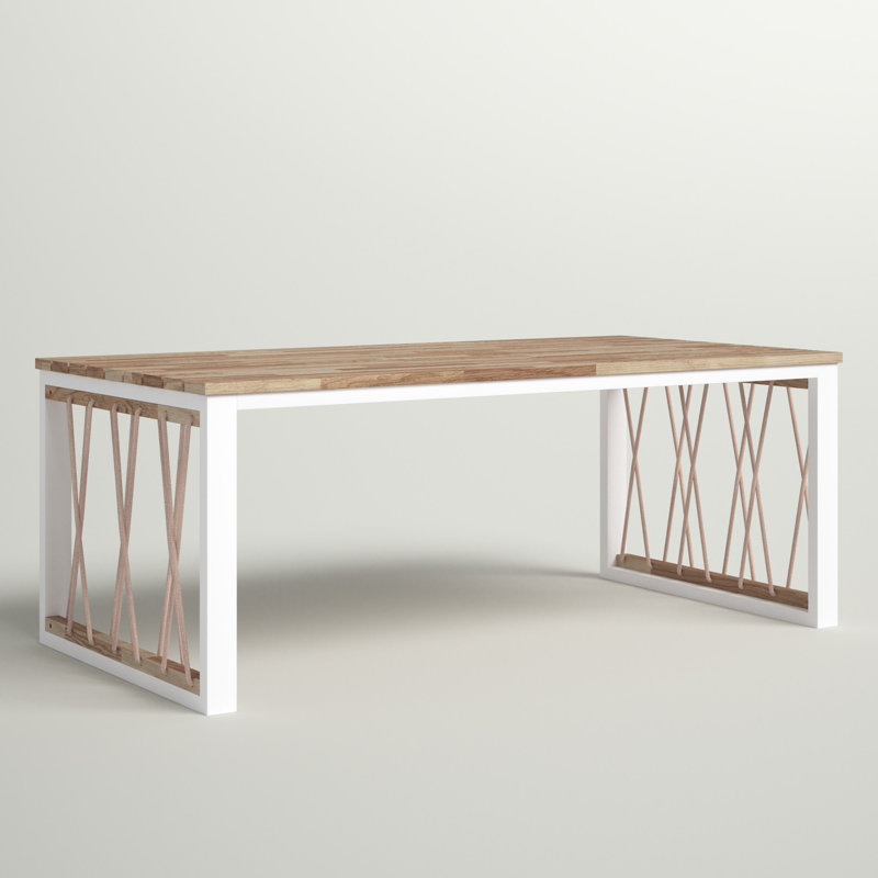 Cannes Rectangular Powder Coated Steel Outdoor Coffee Table
