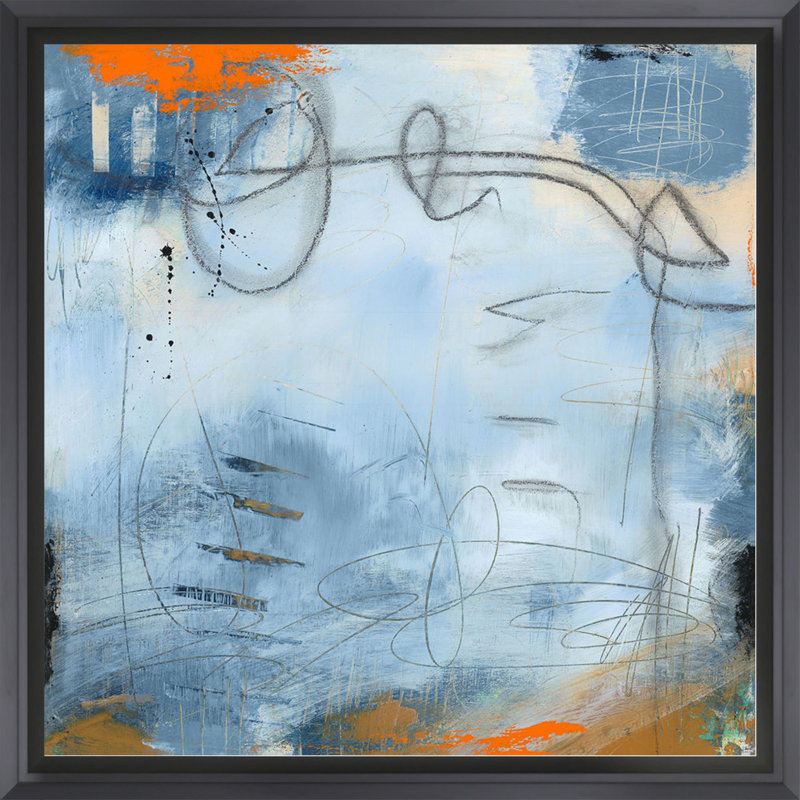 Quiet Reflection III Painting by Ann Golumbuk,  Matt Black Framed