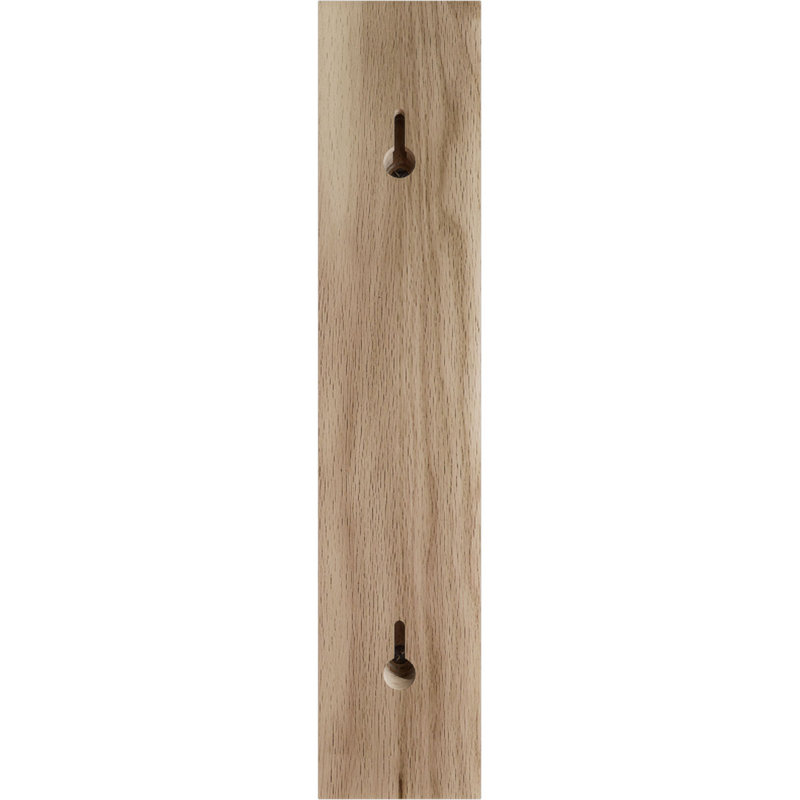 Support en bois Reece, Chêne rouge, H 12,25 po x l 2,5 po x P 12,75 po