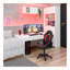 Fauteuil de jeu et roulettes pour enfants, rouge