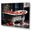 Red Floral Bath II - Laundry Art mural-1214975718-1214975726