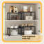 Ensemble de 2 organisateurs de tablettes extensibles, comptoir de cuisine et support à épices pour garde-manger et armoire-1336155211-1319980807