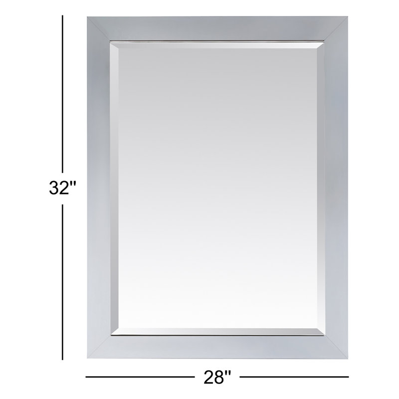 Miroir de salle de bain Keira, Blanc