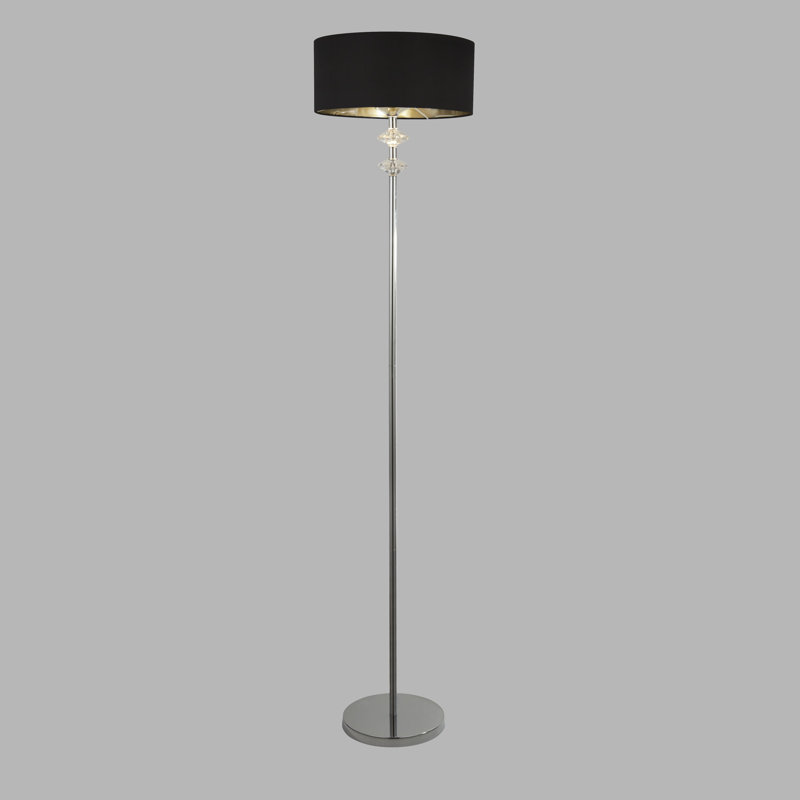 Magee 157.5cm Chrome Traditional Floor Lamp