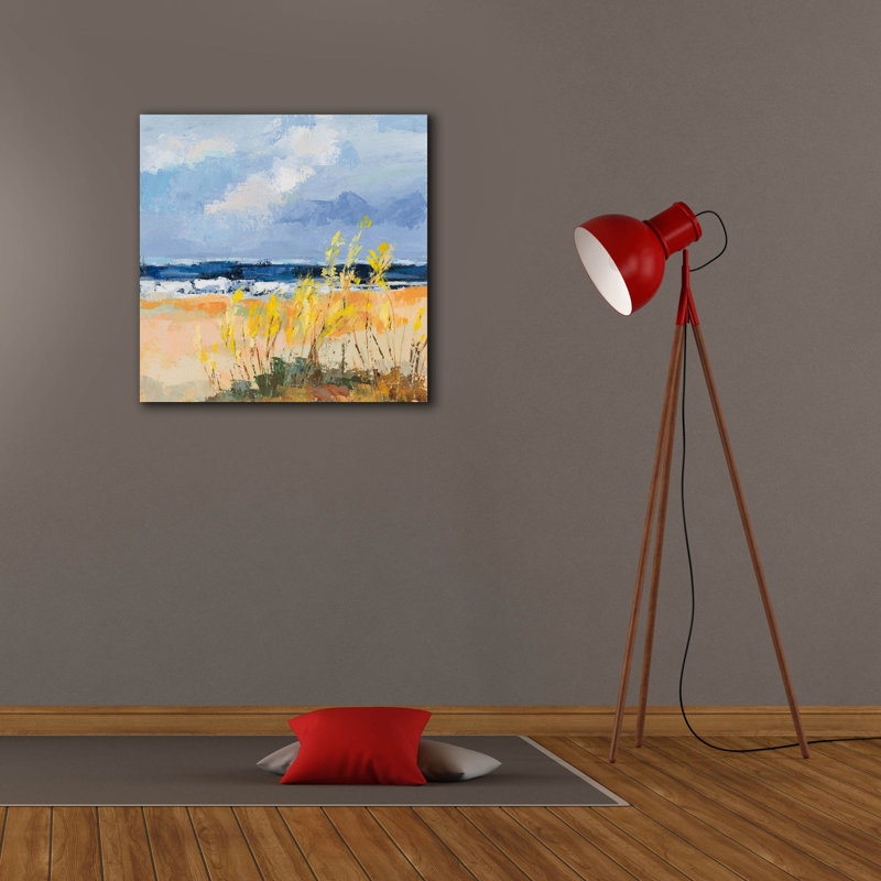 «Seaside 1» par Silvia Vassileva, art mural sur toile, H 26 po x l 26 po