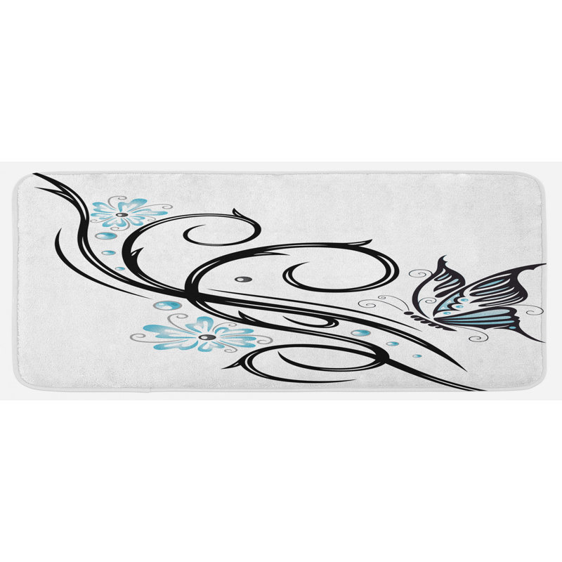 Tapis de cuisine tatouage