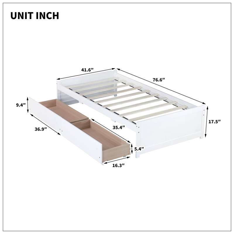 Lit pour chambre à coucher, Blanc