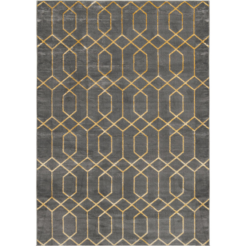Corando Geometric Indoor Rug, Rectangle 7' x 10'