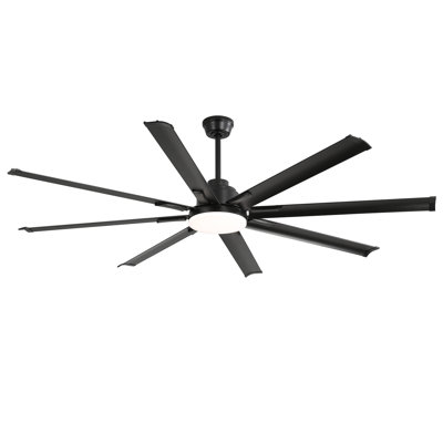 Ventilateurs de plafond modernes de 72 pouces avec télécommande et moteur à courant continu 6 vitesses pour le salon