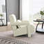 Chaise d'appoint moderne rembourrée, tissu en lin confortable avec coussin, lin-62130389