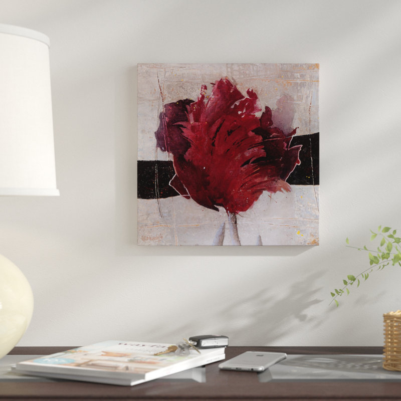 «Estella Tulip II» par Haleen Vriesendorp, reproduction sur toile tendue sur châssis, H 12 po x l 12 po x P 1,5 po