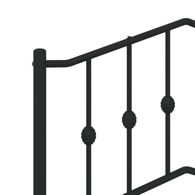 Afrin Metal Bed, Black, Split California King