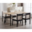 Chaise d'appoint Alrich en noir / beige-648650624
