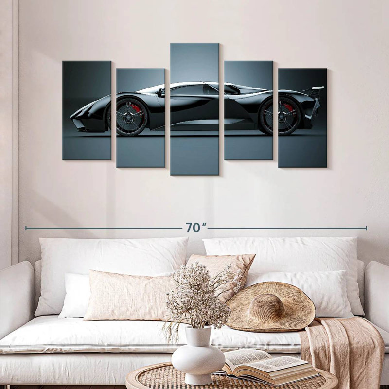 Mehar Exotic Car, 27" H x 54" W