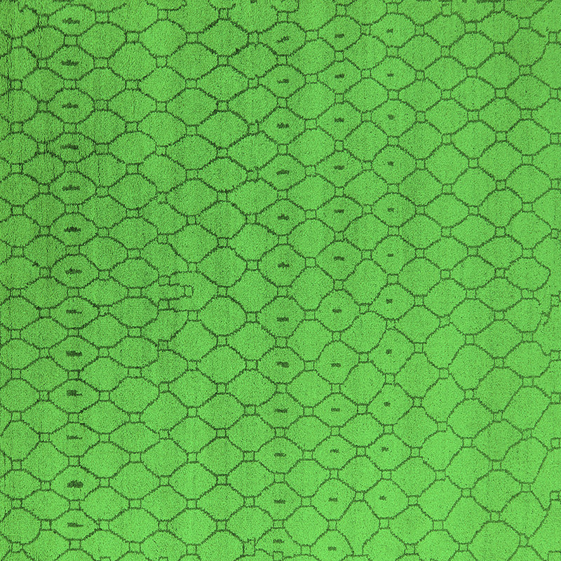 Washable Geometric Indoor Rug, Square 7'