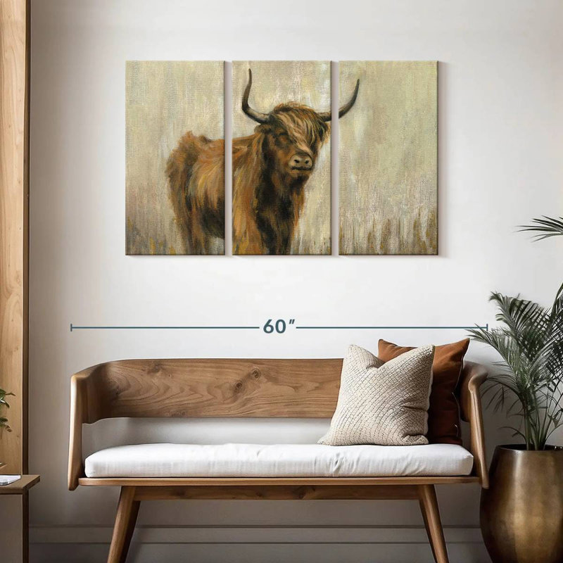 Highland Mountain Cow I, 28" H x 45" W