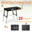 Table de barbecue pliante d'extérieur