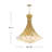Marianne 8 - Light Steel Dimmable Chandelier